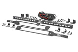 LED Light | Grille Mount | 10" Black Slimline Pair | Chevy Silverado 1500 (19-22)
