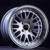JNC001 | Silver Machined Face | 16x8 | 4x100/4x114.3 | 25+mm | CB: 73.1