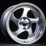 JNC034 | Silver Machined Face | 17x9 | 4x100 | +25mm | CB: 73.1
