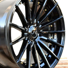 JNC042 | Gloss Black Gold Rivets | 18x8.5 | 5x112 | +35mm | CB: 73.1