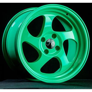 JNC034 | Wasabi Green | 15x8.25 | 4x100 | +20mm | CB: 73.1