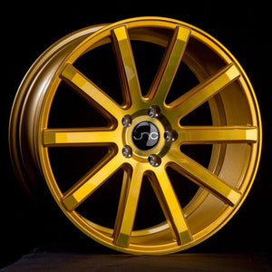 JNC024 | Transparent Gold | 18x9.5 | 5x112 | +30mm | CB: 66.66