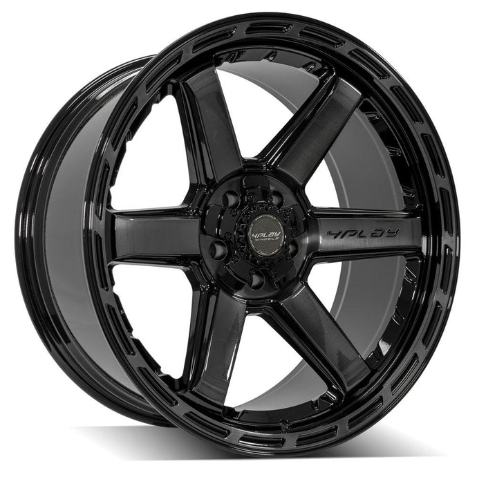 Gen3 4P63 | Gloss Black w/ Brushed Face & Tinted Clear | 22x10 | 5x127/5x139.7 | -18mm