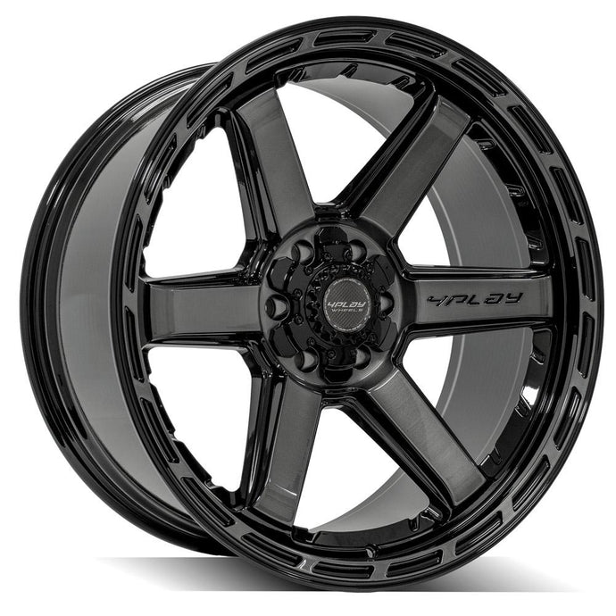 Gen3 4P63 | Gloss Black w/ Brushed Face & Tinted Clear | 22x10 | 6x135/6x139.7 | -18mm