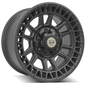 4PS12 | Satin Black Wheel | 17x9 | 6x135/6x139.7 | 0mm