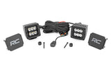 LED Light | Cowl Mnt | 2" Black Pair | Jeep Gladiator JT (20-22)/Wrangler JL (18-22)