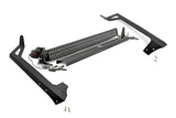 LED Light | Windshield Mount | 50" Black Dual Row | Jeep Wrangler JK (07-18)