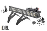 LED Light | Bumper Mount | 20" Black Dual Row| Amber DRL | Ram 1500 (19-22)