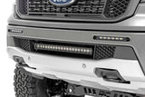 LED Light | Bumper Mount | 6" Black Slimline Pair | Ford Ranger (19-22)