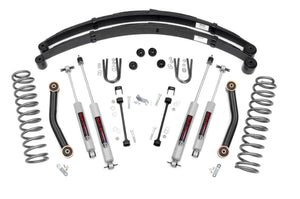4.5 Inch Lift Kit | RR springs | Jeep Cherokee XJ 2WD/4WD (84-01)