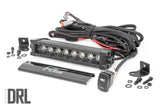 Black Series LED Light Bar | Cool White DRL | 8 Inch | Single Row