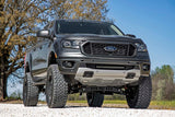 LED Light | Bumper Mount | 6" Black Slimline Pair | Ford Ranger (19-22)