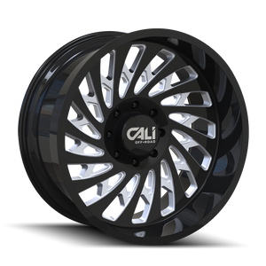 SWITCHBACK 9108 | GLOSS BLACK/MILLED | 5x127 | 20X10 | -25mm