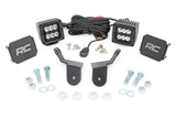 LED Light | Cage Mount | 2" Black Pair | Honda Pioneer 1000 (16-22)