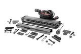 LED Light | Bumper Mount | 12" Black Single Row | Can-Am Defender (16-22)