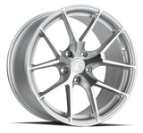 AFF7 | Gloss Silver Machined Face | 20x9 | 5x112 | +30mm | CB66.6