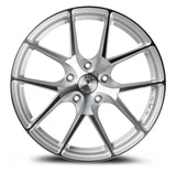 AFF7 | Gloss Silver Machined Face | 20x9 | 5x112 | +30mm | CB66.6