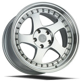 AH01 | Silver Machined Face And Lip | 18x10.5 | 5x114.3 | +25mm | CB73.1