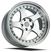 AH01 | Silver Machined Face And Lip | 18x10.5 | 5x114.3 | +25mm | CB73.1