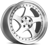 AH01 | Silver Machined Face And Lip | 18x9.5 | 5x114.3 | +30mm | CB73.1