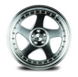 AH01 | Silver Machined Face And Lip | 18x9.5 | 5x114.3 | +30mm | CB73.1