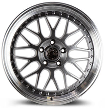 AH02 | Hyper Black w/ Machined Lip | 18x8.5 | 5x114.3 | +35mm | CB73.1