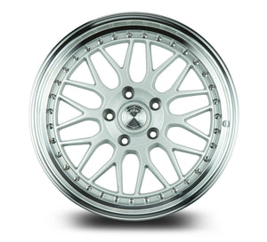 AH02 | Silver w/ Machined Lip | 18x8.5 | 5x114.3 | +35mm | CB73.1