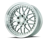 AH02 | Silver w/ Machined Lip | 18x8.5 | 5x100 | +35mm | CB73.1