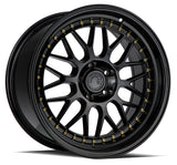 AH02 | Gloss Black ( Gold Rivet) | 18x9.5 | 5x120 | +35mm | CB72.6