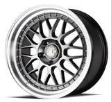 AH02 | Hyper Black w/ Machined Lip | 18x9.5 | 5x114.3 | +30mm | CB73.1