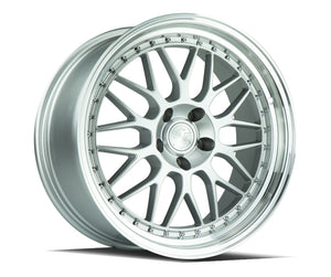 AH02 | Silver w/ Machined Lip | 18x9.5 | 5x120 | +35mm | CB72.6