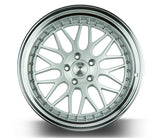 AH02 | Silver w/ Machined Lip | 19x11 | 5x114.3 | +15mm | CB73.1