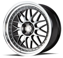 AH02 | Hyper Black w/ Machined Lip | 19x9.5 | 5x114.3 | +22mm | CB73.1