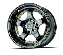 AH03 | Full Golss Black ( Gold Rivet) | 16x8 | 4x100/114.3 | +15mm | CB73.1