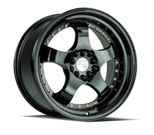 AH03 | Full Golss Black ( Gold Rivet) | 17x9 | 5x100/114.3 | +25mm | CB73.1