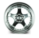 AH03 | Silver Machined Face And Lip | 17x9 | 5x100/114.3 | +25mm | CB73.1