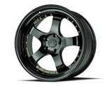 AH03 | Full Golss Black ( Gold Rivet) | 18x10.5 | 5x114.3 | +25mm | CB73.1