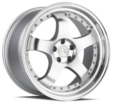AH03 | Silver Machined Face And Lip | 18x9.5 | 5x100 | +35mm | CB73.1