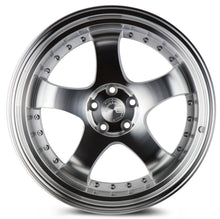AH03 | Silver Machined Face And Lip | 18x9.5 | 5x100 | +35mm | CB73.1
