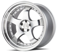 AH03 | Silver Machined Face And Lip | 18x9.5 | 5x100 | +35mm | CB73.1