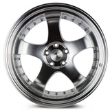 AH03 | Silver Machined Face And Lip | 19x11 | 5x114.3 | +22mm | CB73.1