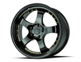 AH03 | Full Golss Black ( Gold Rivet) | 19x9.5 | 5x114.3 | +22mm | CB73.1
