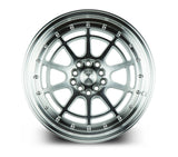 AH04 | Silver Machined Face And Lip | 17x9 | 5x100/114.3 | +25mm | CB73.1