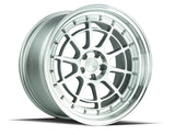 AH04 | Silver Machined Face And Lip | 18x9.5 | 5x100 | +35mm | CB73.1