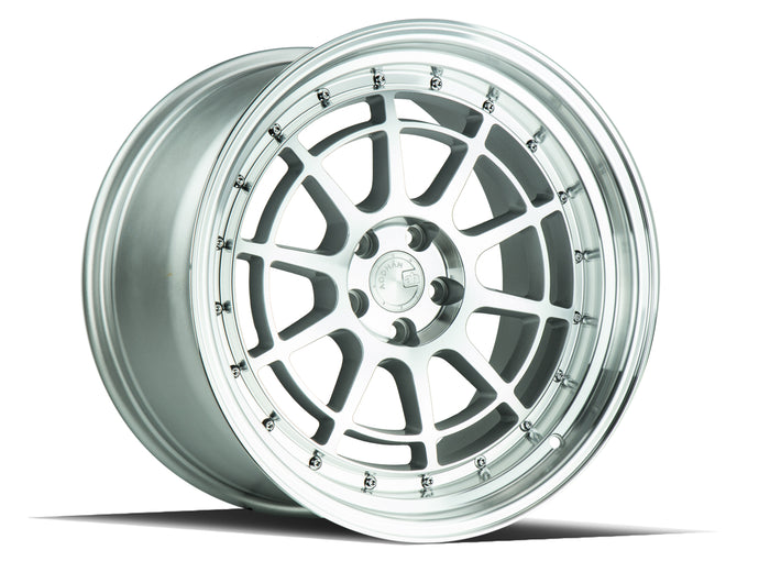 AH04 | Silver Machined Face And Lip | 18x9.5 | 5x114.3 | +30mm | CB73.1