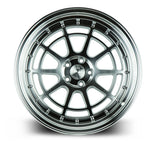 AH04 | Silver Machined Face And Lip | 18x9.5 | 5x100 | +35mm | CB73.1