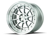 AH04 | Silver Machined Face And Lip | 18x9.5 | 5x114.3 | +30mm | CB73.1