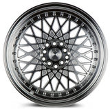 AH05 | Silver Machined Face And Lip | 17x9 | 5x100/114.3 | +25mm | CB73.1