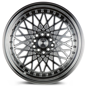 AH05 | Silver Machined Face And Lip | 17x9 | 5x100/114.3 | +25mm | CB73.1