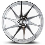 AH09 | Gloss Silver Machined Face | 18x8.5 (Driver Side) | 5x100 | +35mm | CB73.1